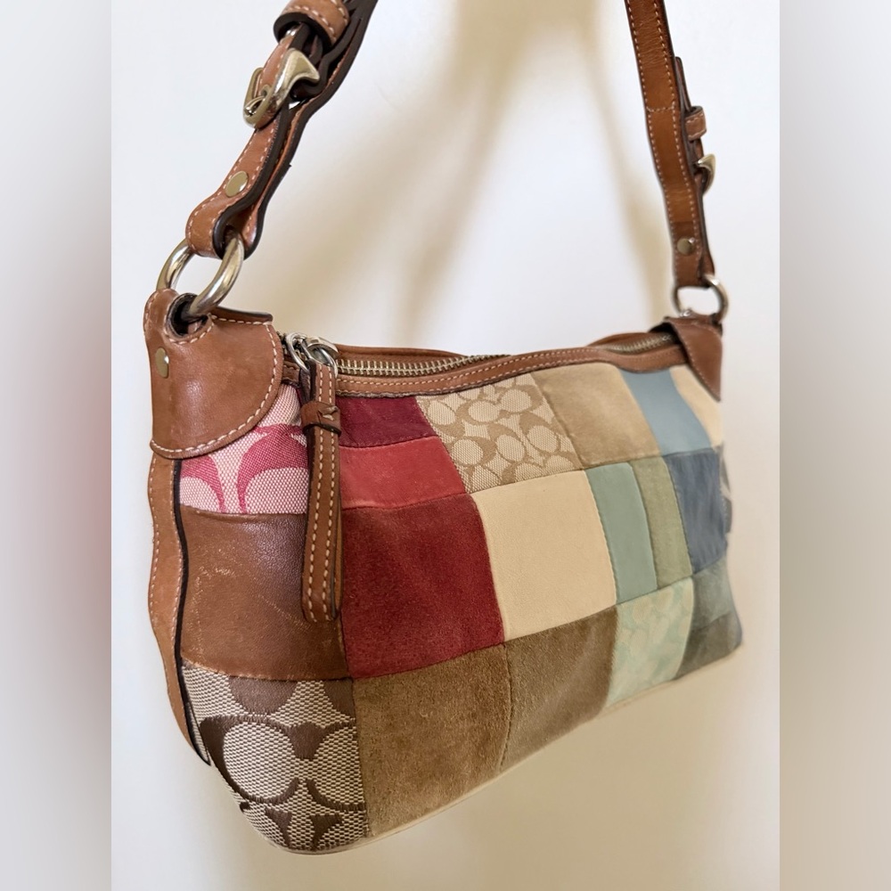 Y2K Coach Patchwork Shoulder Bag 7048 - Picture 9 of 14